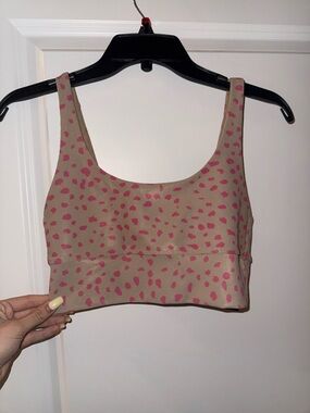 Beach Riot Leopard Print Sports Bra